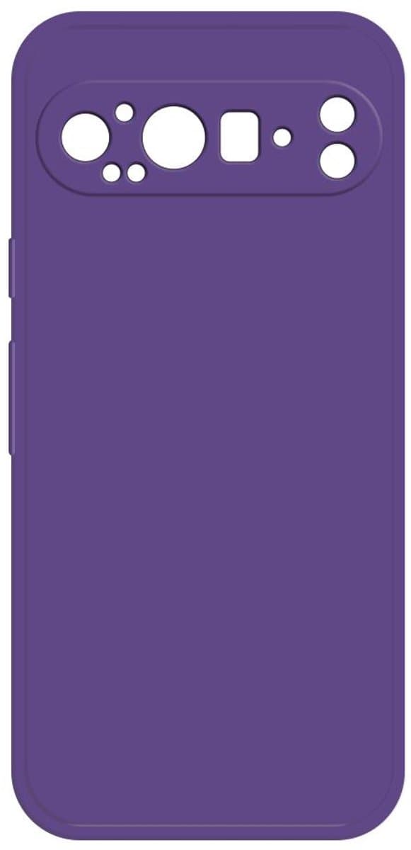 Hoesje voor Google Pixel 9 Pro XL - Phonesta Color Silicone Back Cover - Donkerpaars