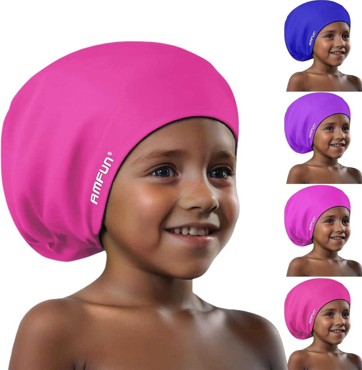 Zwemcap voor Kinderen in Roze - Comfortabele en Duurzame Badmuts voor Zwemmen, Waterplezier en Bescherming