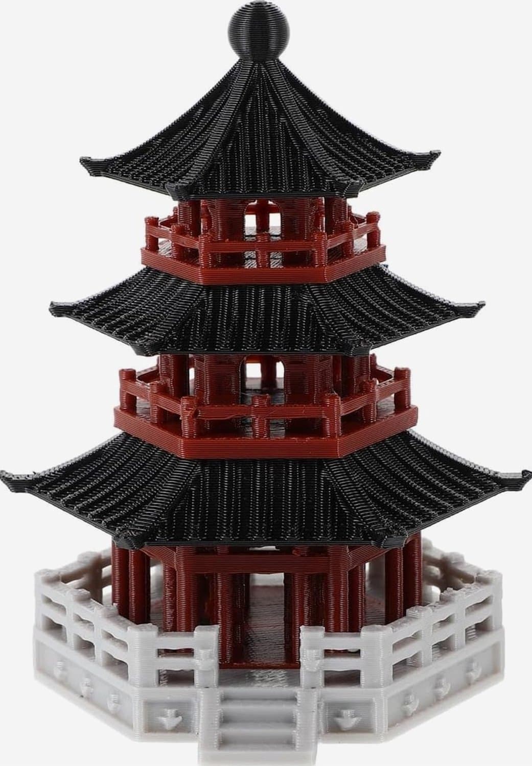 Miniatuur Aziatische Pagode Decoratie voor Tuin, Aquarium & Bureau