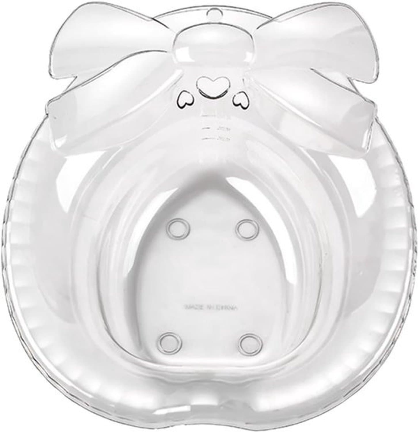 Zitbad Toilet - Bidet Toilet - Postpartum Zorg - Ergonomisch Ontwerp - 41x34.5x13.5 cm - Transparant