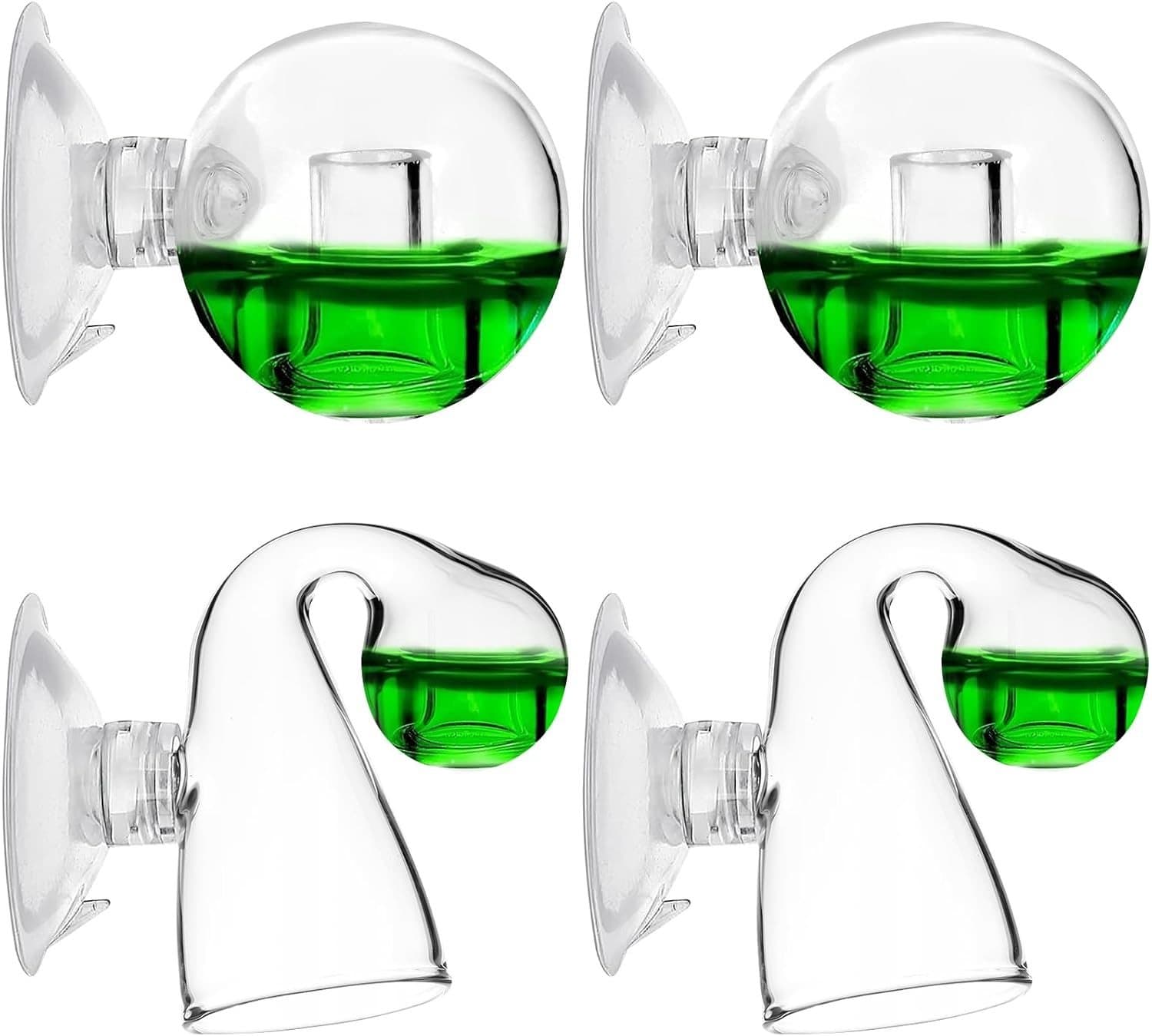 4-delige CO2 Monitor voor Aquariums, CO2 Duurtest, Drop Checker voor Plantenbakken en Zoetwater Tanks