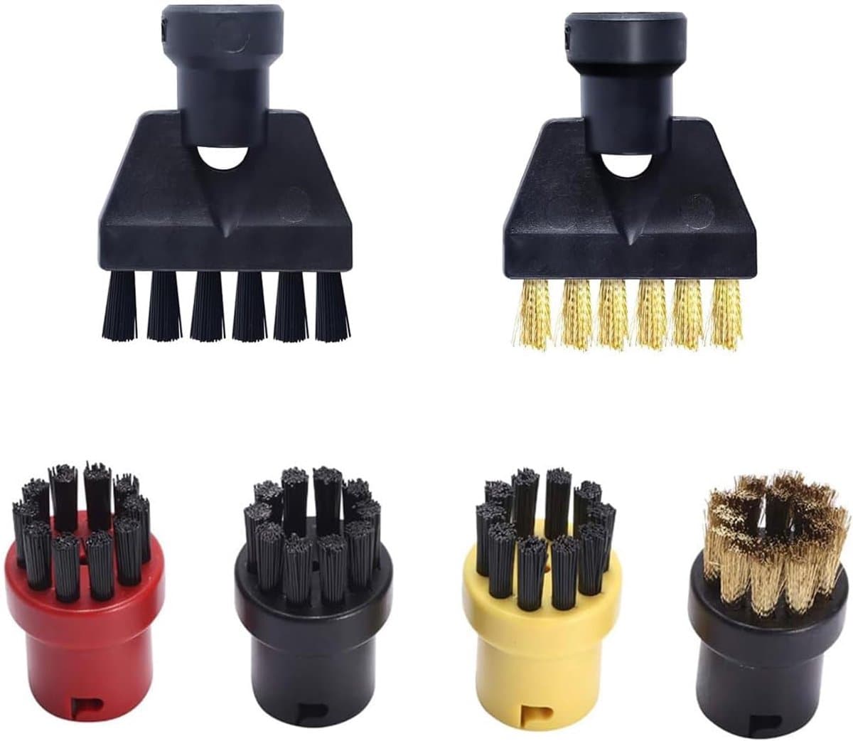 6 stuks borstels voor stoomreiniger voor Kärcher SC1 SC2 CTK10 SC3 SC4 SC5 SC7, voor keuken, badkamer