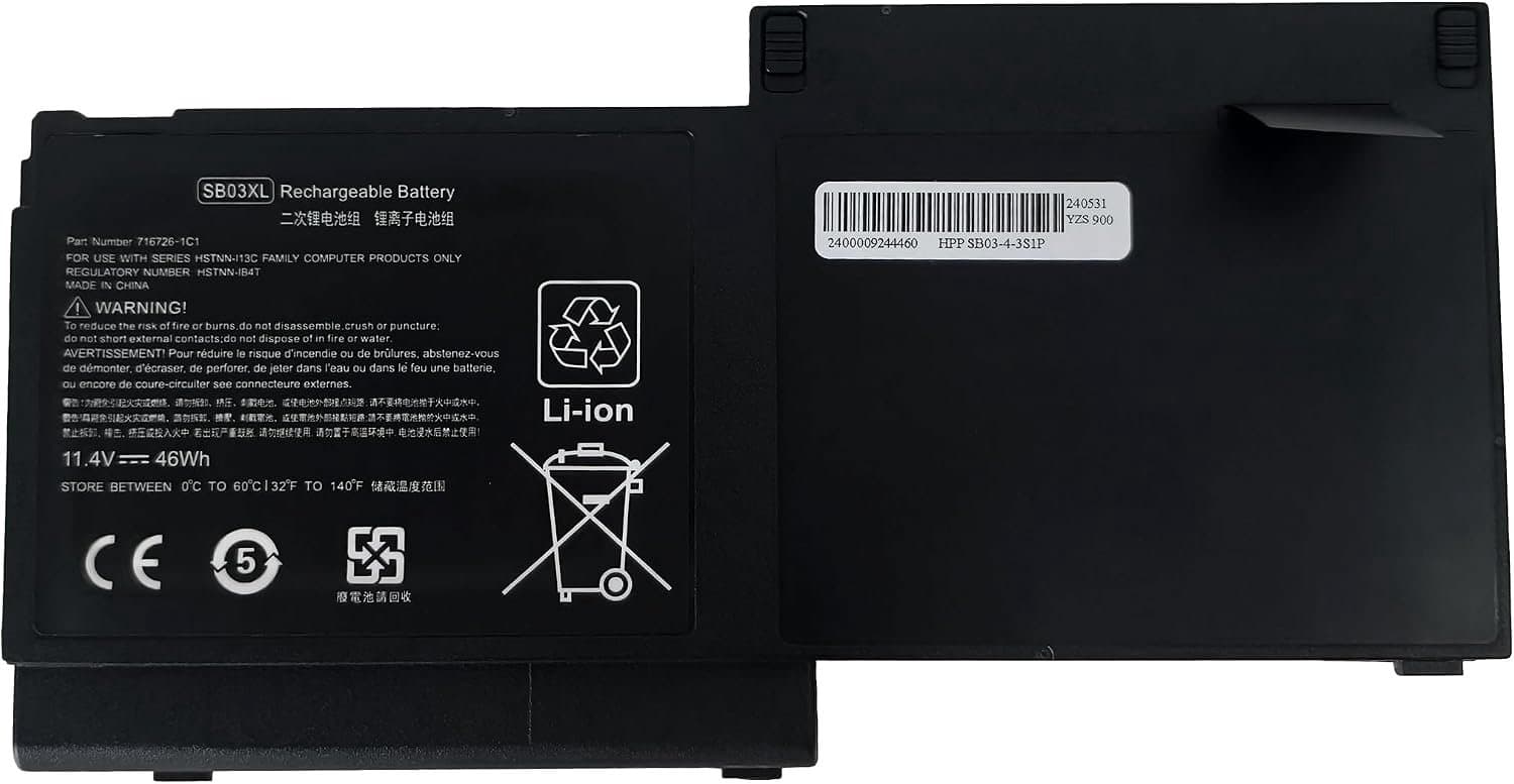SB03XL Laptop Battery for HP EliteBook 720 G1 720 G2 725 G1 725 G2 820 G1 820 G2 825 G1 825 G2 Series, SB03046XL - ShopVlot