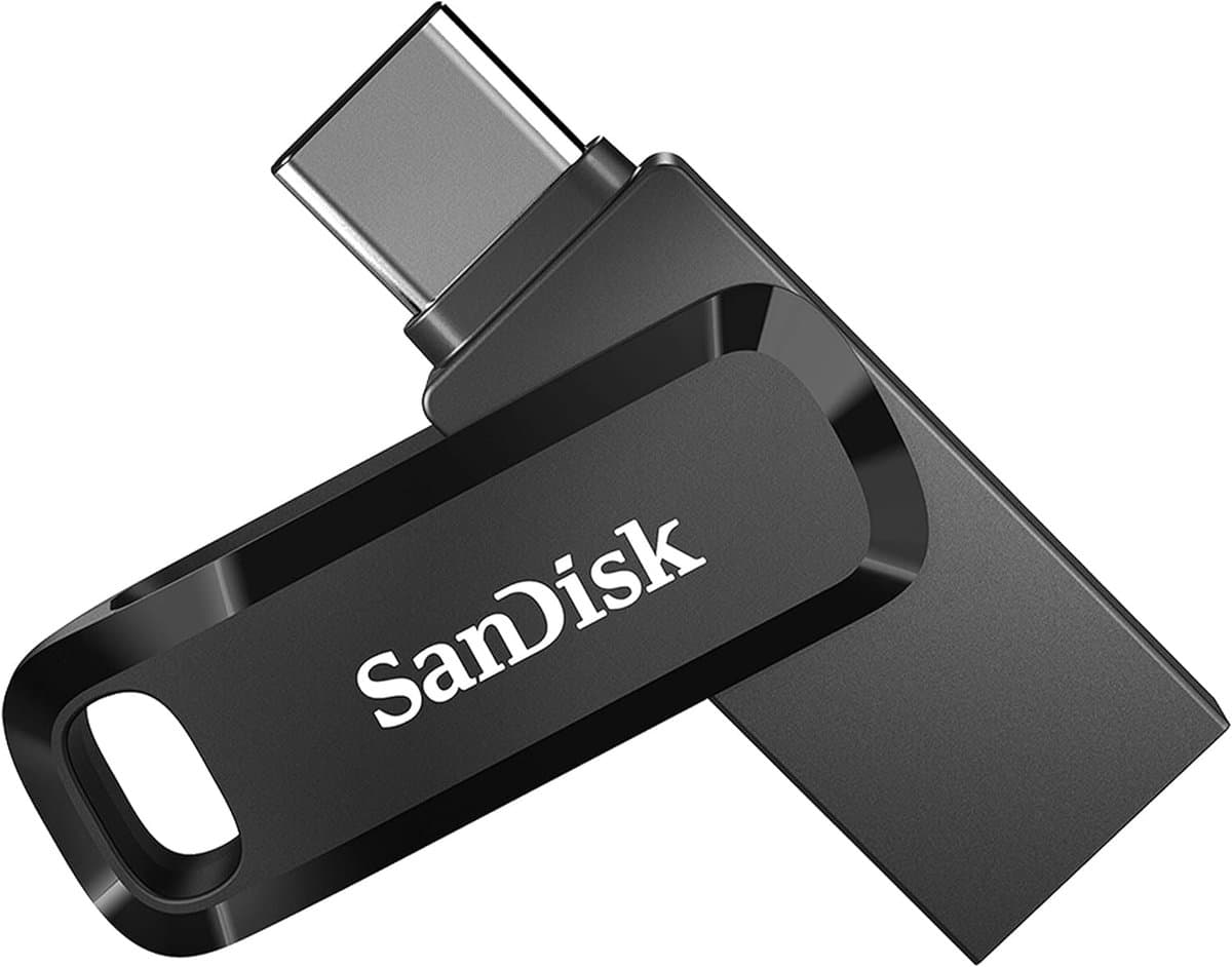 USB Type-C Flashdrive 128 GB met Automatische Back-Ups - 2-In-1 USB Stick