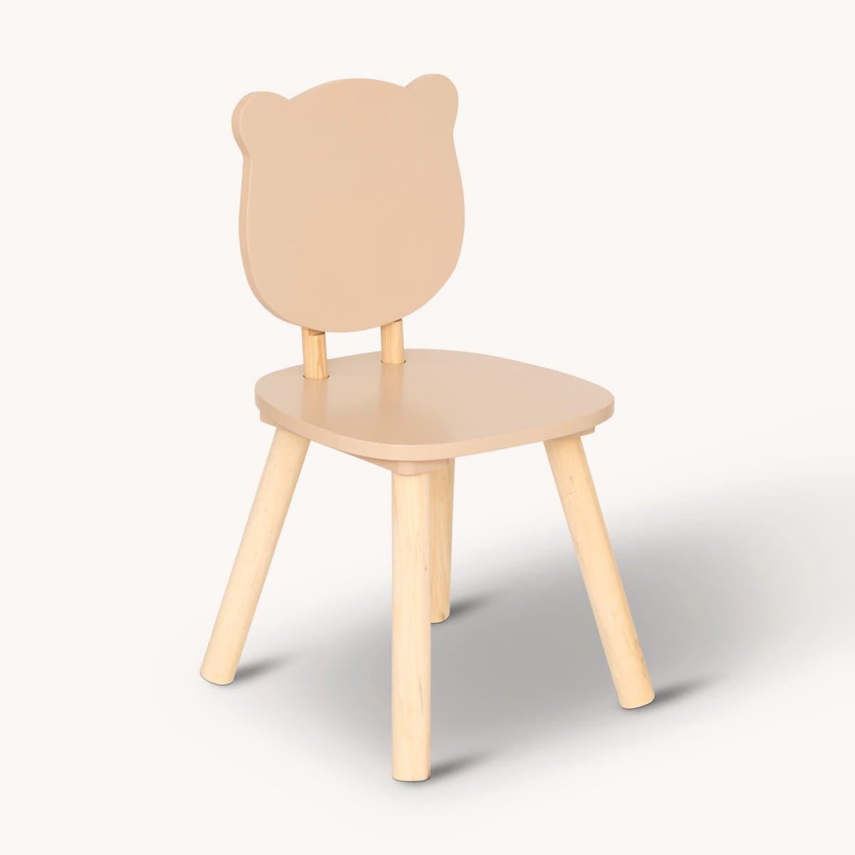 BEAU by Bo Kids Kindertafel + Kinderstoel Teddybeer - Beige
