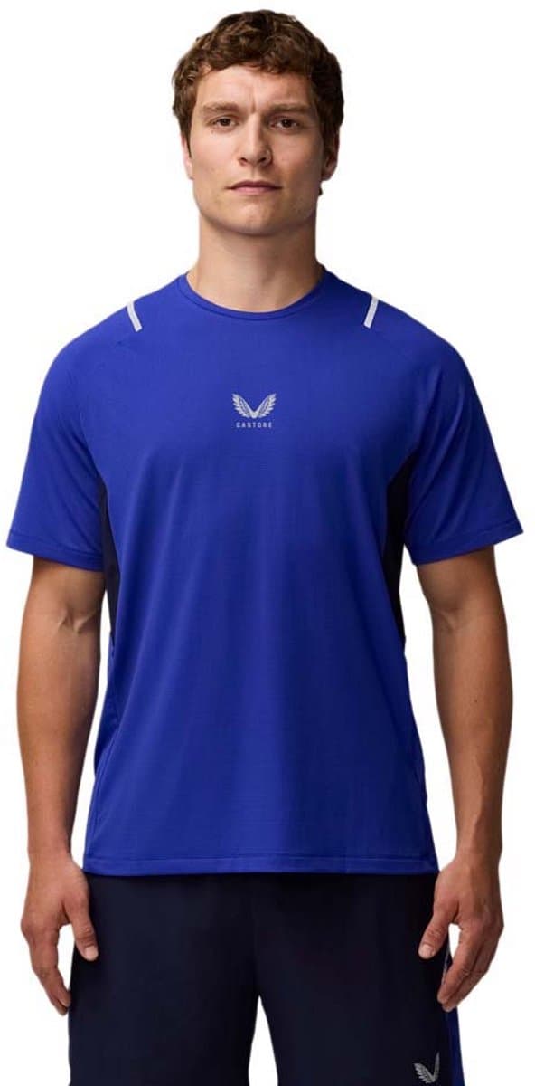 Castore Apex T-shirt Met Korte Mouwen Blauw M Man