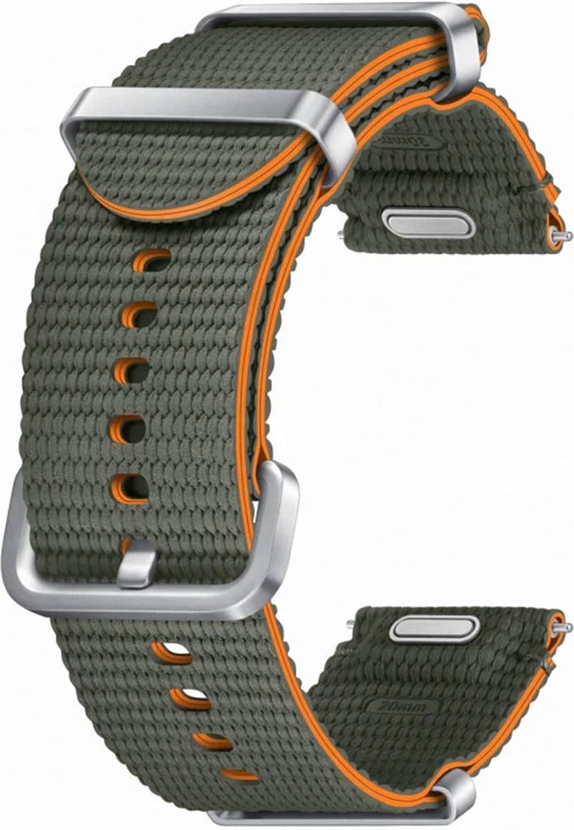 Samsung Galaxy Watch7 Smartwatchbandje - Athleisure Band - Maat (M/L) - Kaki Groen