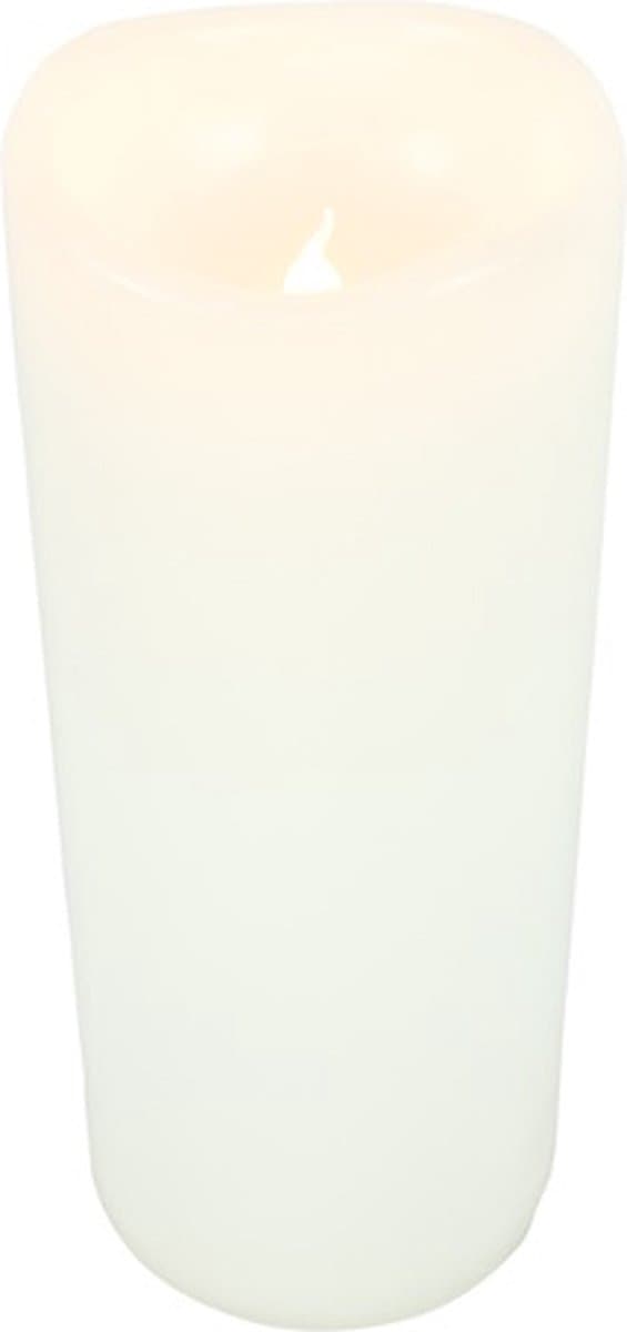 Stompkaars Ø10CM LED ro Metz L wit-L10B10H25CM met timer
