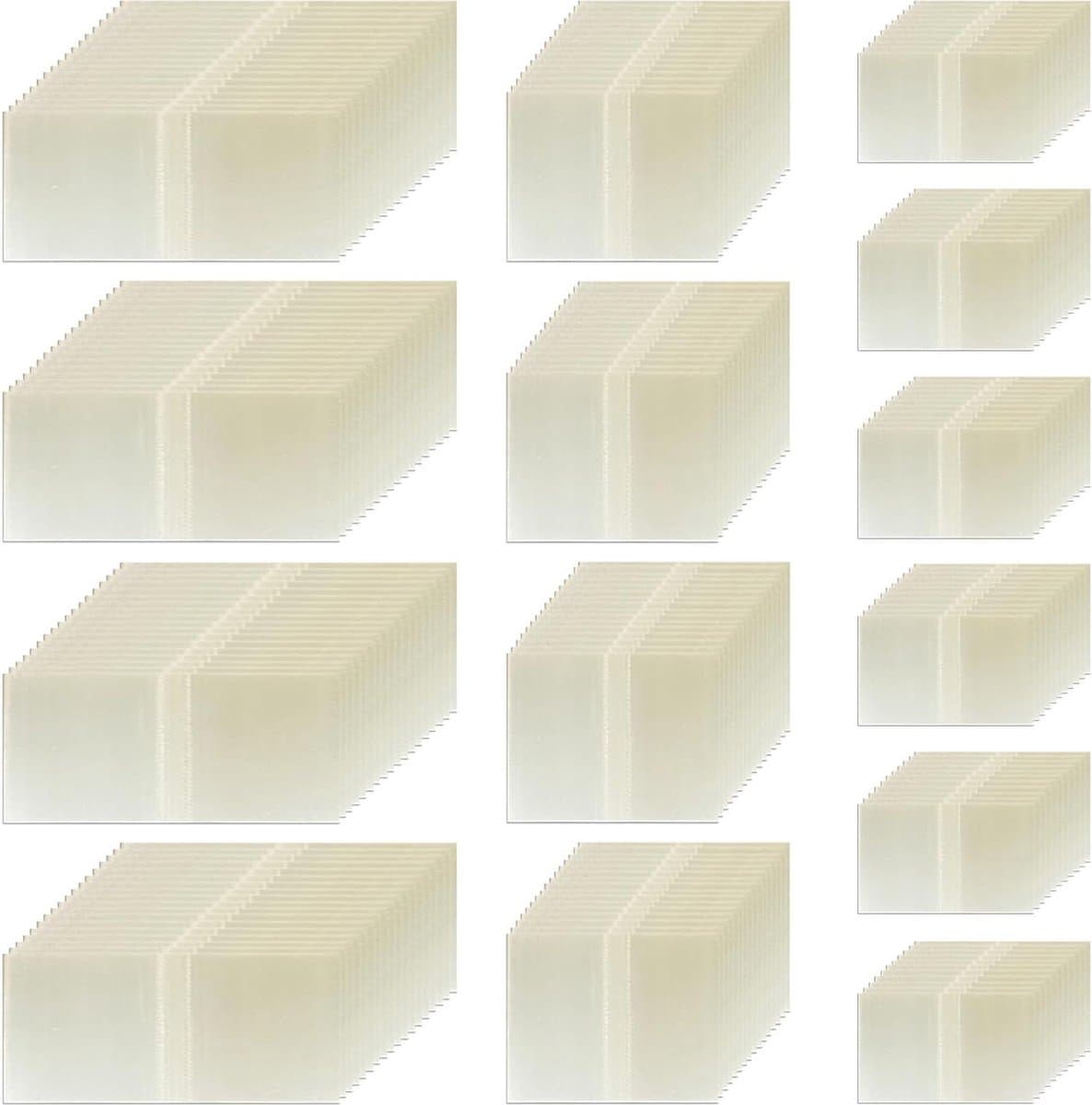 1200pc Perforated Shrink Film 35x25mm 45x40mm - Transparent PVC Shrink Tape for Bottles - Shrink Seals for Oil Bottle - Dropper Bottle Gallon Jug - Honey Glass Bottle