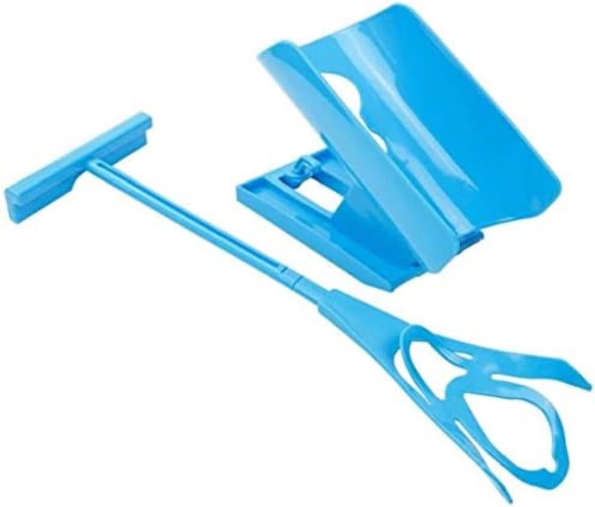 Solacis - Sokaantrekker - Sokaantrekker hulp - Sok aantrekhulp - Aantrekhulp voor sokken - Blauw - Aankleedhulp - Sock Slider - Praktisch voor senioren, zwangeren vrouwen of invaliden!