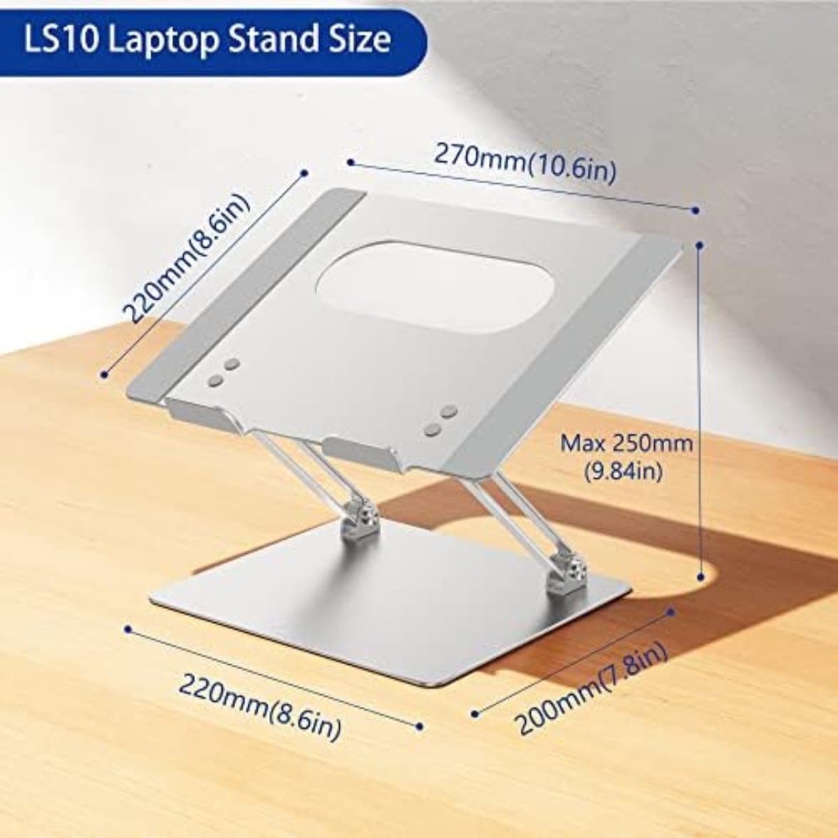 Solacis Laptop verhoger - Laptopverhoger - Stabiel - Staand Werken - Ergonomisch - Laptop Verhoger Bureau - Must have voor uw laptop!
