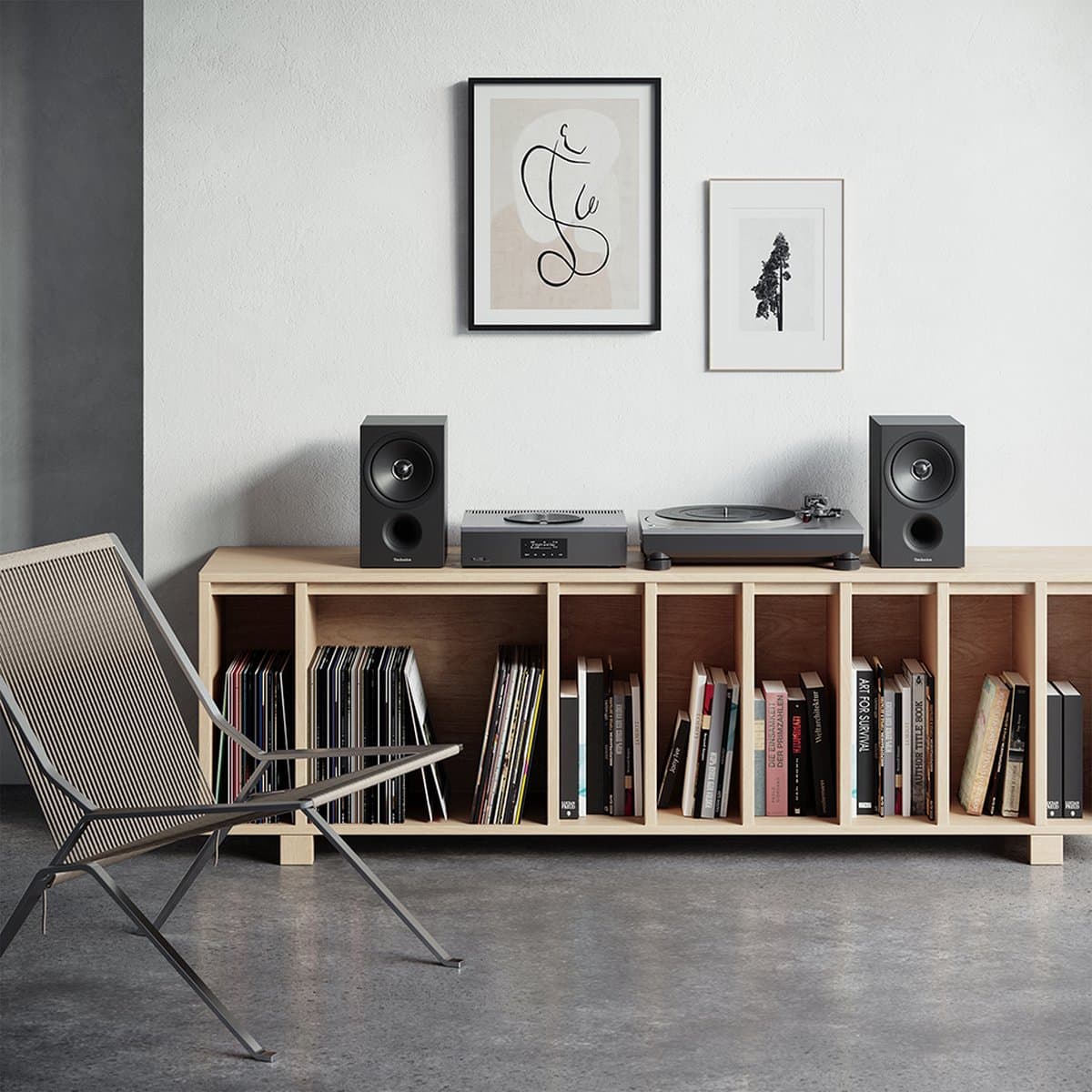 Technics SA-C600EG-K Zwart. Versterker/CD/Streamer