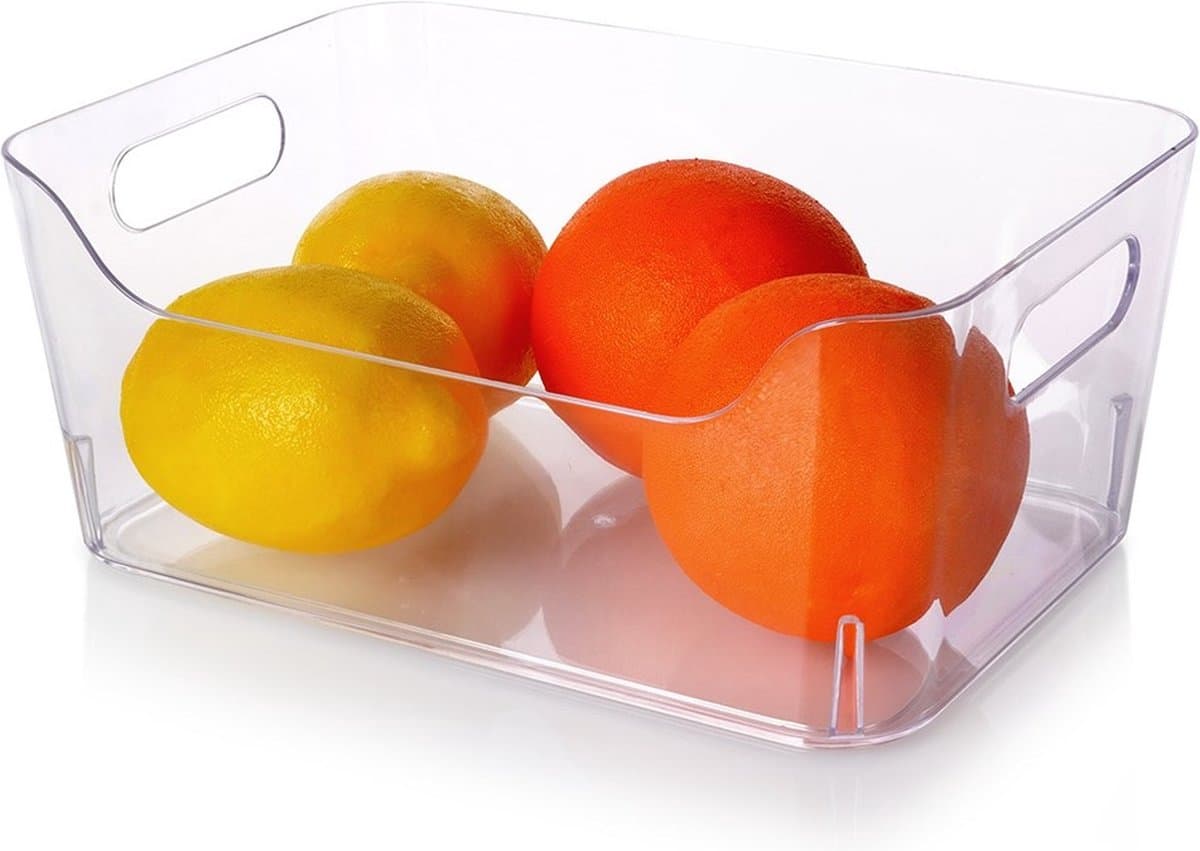 Koelkast Organisator 23x16x9,5 cm - Voorraadkast - Koelkastdoos - Koelkastorganizer - voor Koelkast - Pantry