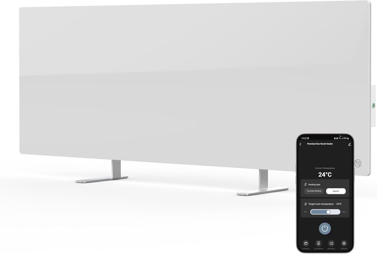 Intelligente infraroodverwarming 700 W - Energiebesparend en milieuvriendelijk met wifi