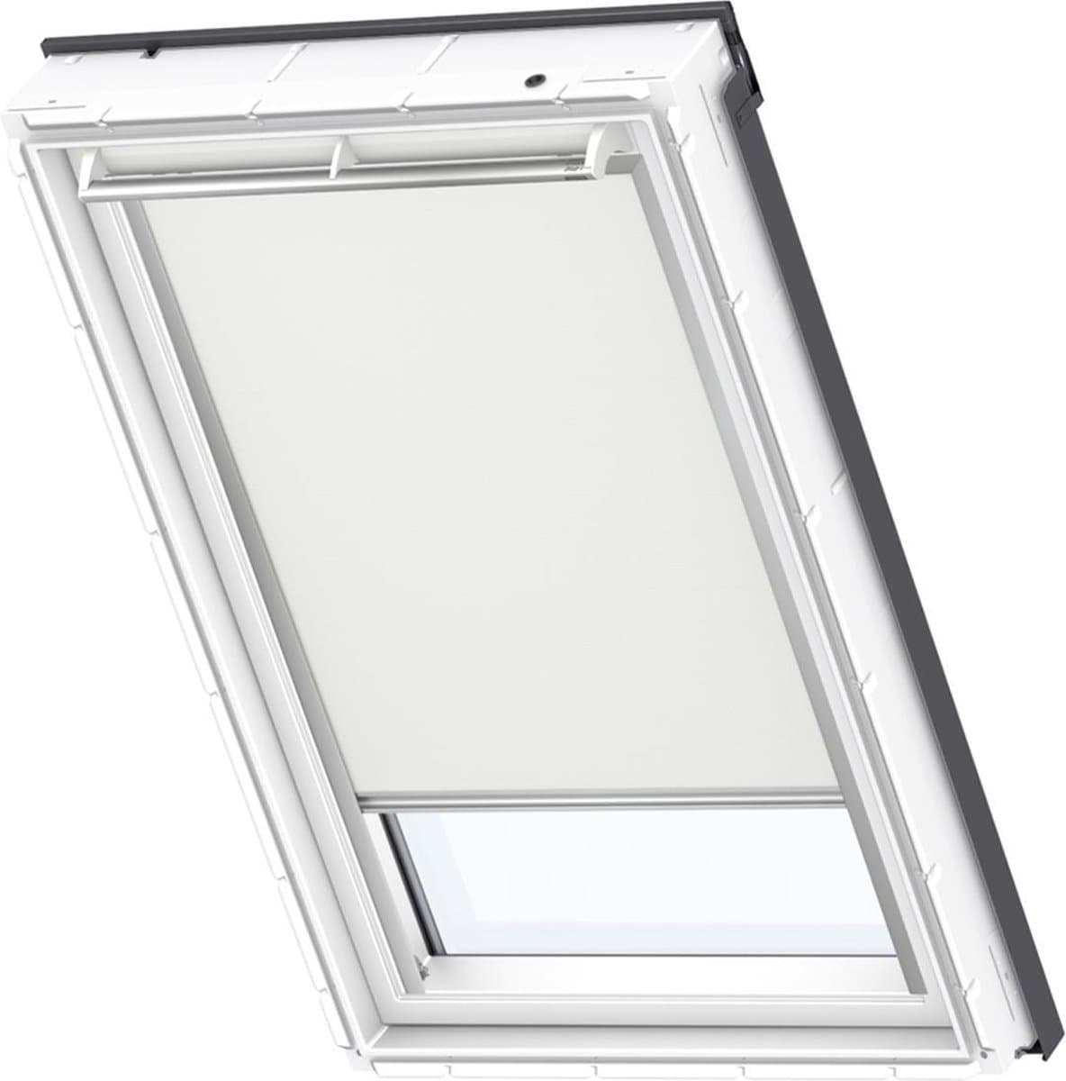 VELUX Origineel Verduisterend Rolgordijn (DKL), Zilveren Kozijn, M08, 308, 2, Light Beige