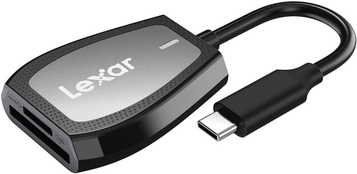 USB 3.2 Type-C Dual-Slot Lezer voor SD en microSD UHS-II Kaarten - Snelheid tot 312MB/s