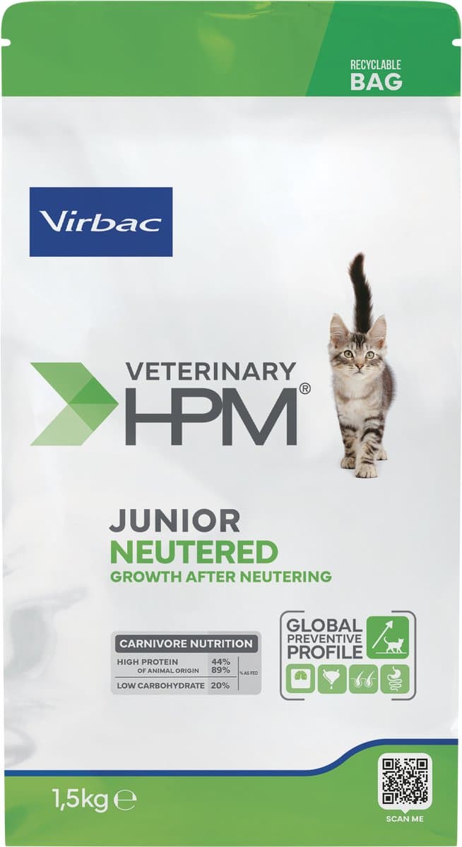 HPM Veterinary - Junior Neutered Cat - 1.5kg