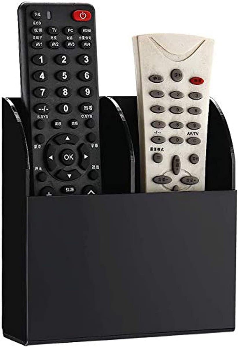 Wandhouder voor Afstandsbediening - Universele Acryl Opbergbak voor TV & Airco Controllers