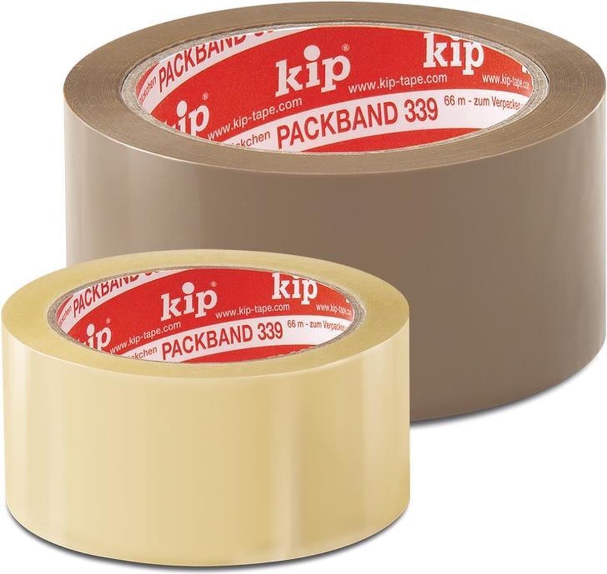 Kip 339 PVC Verpakkingstape 50mm transparant - 66m