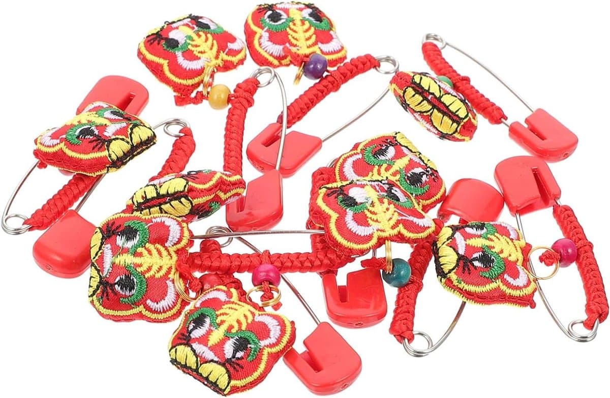 Baby Luier Spelden - Luierspelden Veiligheidsspelden - Babyverzorging Vastzetten - Met Dierenhanger - 5.5 cm - Gekleurd