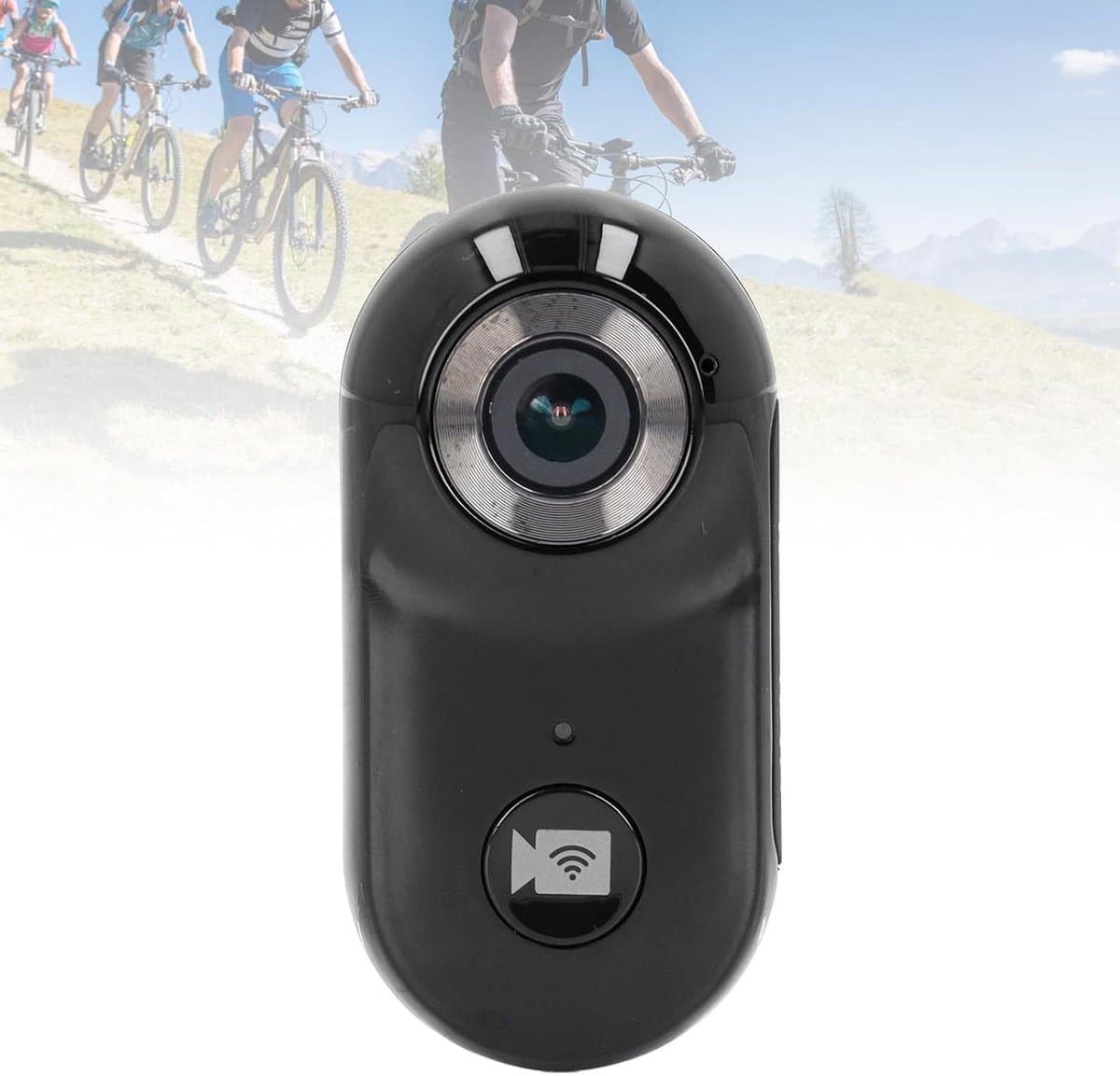 Huisdier Camera - Hondencamera Katcamera - Gedrag Observeren - 170 Graden Groothoek - 10 x 8 x 8 cm - Zwart