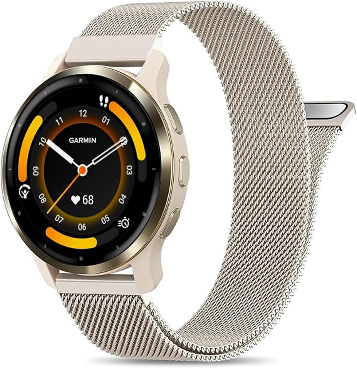 Anoowkoa Metalen band compatibel met Garmin Venu 3s/Venu 2s/Forerunner 265s/Forerunner 255s/Vivoactive 4s voor dames - ShopVlot