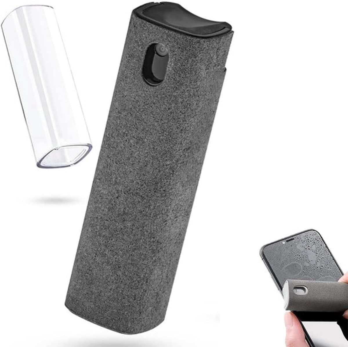 - Mobiele Schermreiniger - Draagbare Reinigingsset - 15 ml - Geschikt voor Telefoons en Tablets - Effectieve Reiniging - Voor Glasoppervlakken