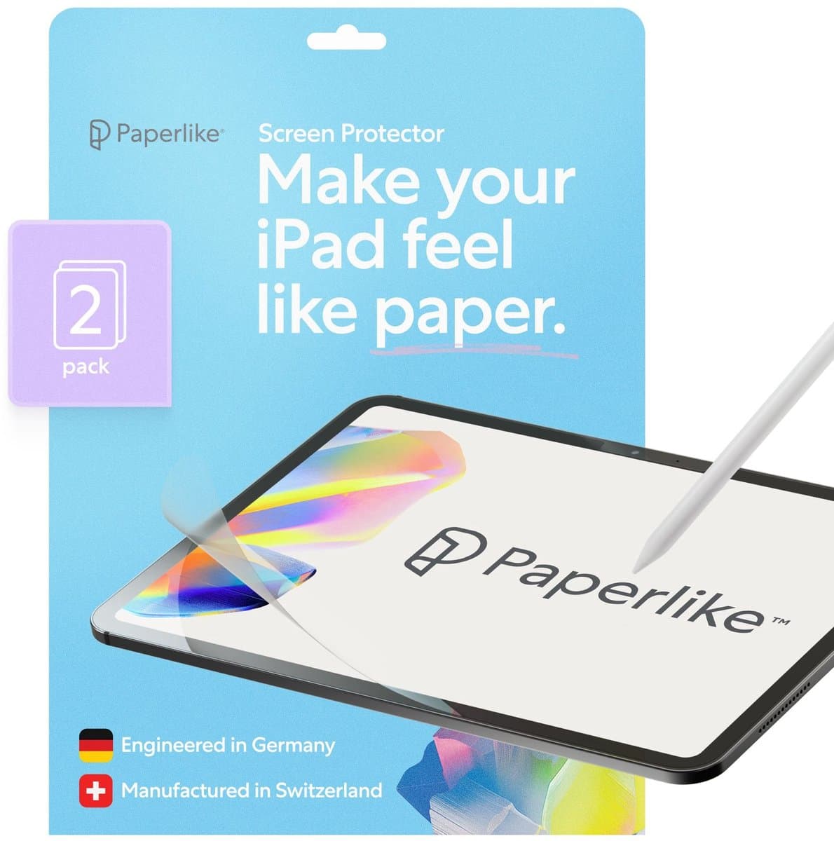 Paperlike iPad (2022 / 2025) Screenprotector Kunststof Duo Pack