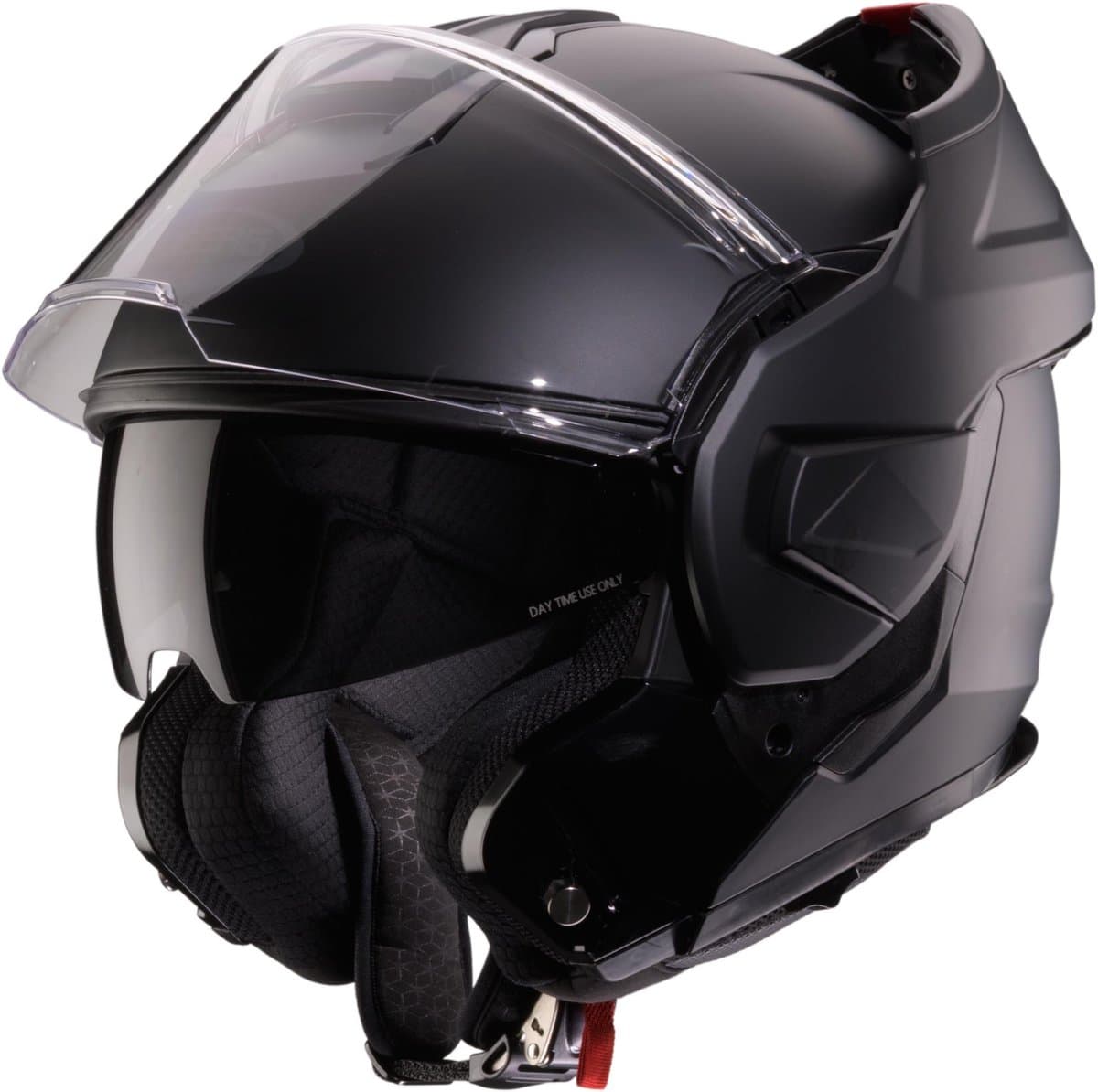 Caberg Trip - Reverse motor helm - Moulaire helm - Systeemhelm - Maat L (59 t/m 60 cm hoofdomtrek) - Mat Zwart - met ingebouwd zonnevizier - ECE 22.06 gekeurd