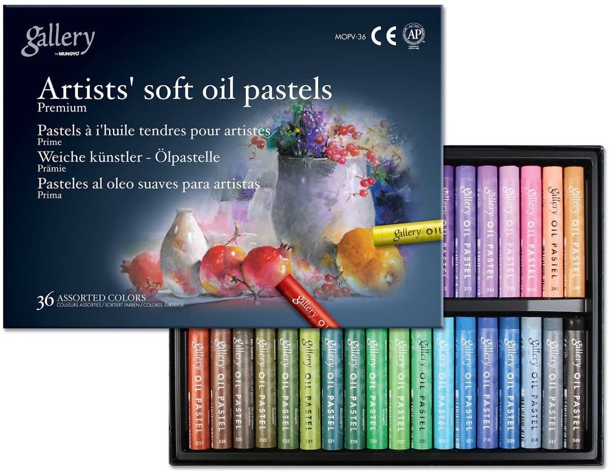 Dailygoods - Gallery Zachte Olie Pastel Set van 36 Kleuren