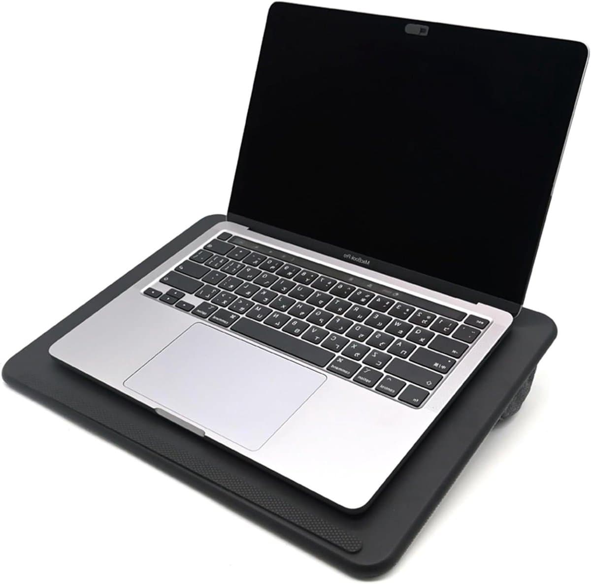 Draagbare laptoplade - Laptop kussen - Thuiswerken - Dubbelzijdig gebruik - Tot 15.6 inch - Zwart