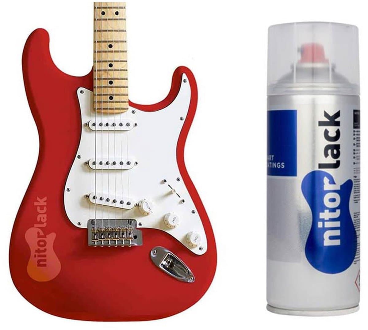 NitroLACK Nitrocellulose Lak - Candy Tangerine Rood voor Gitaar