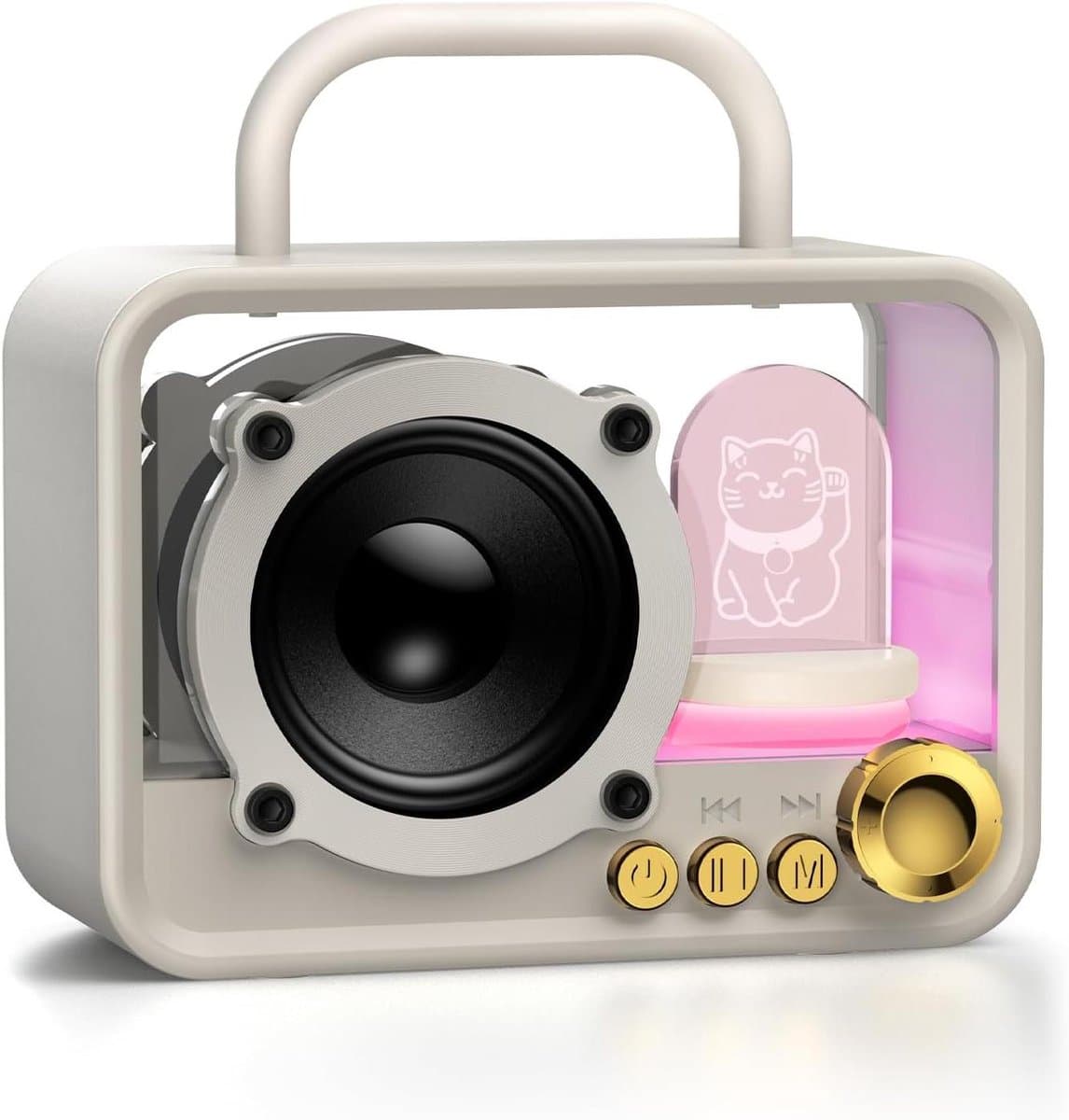 Draagbare Bluetooth Speaker - Wit - Waterdicht & Draadloos