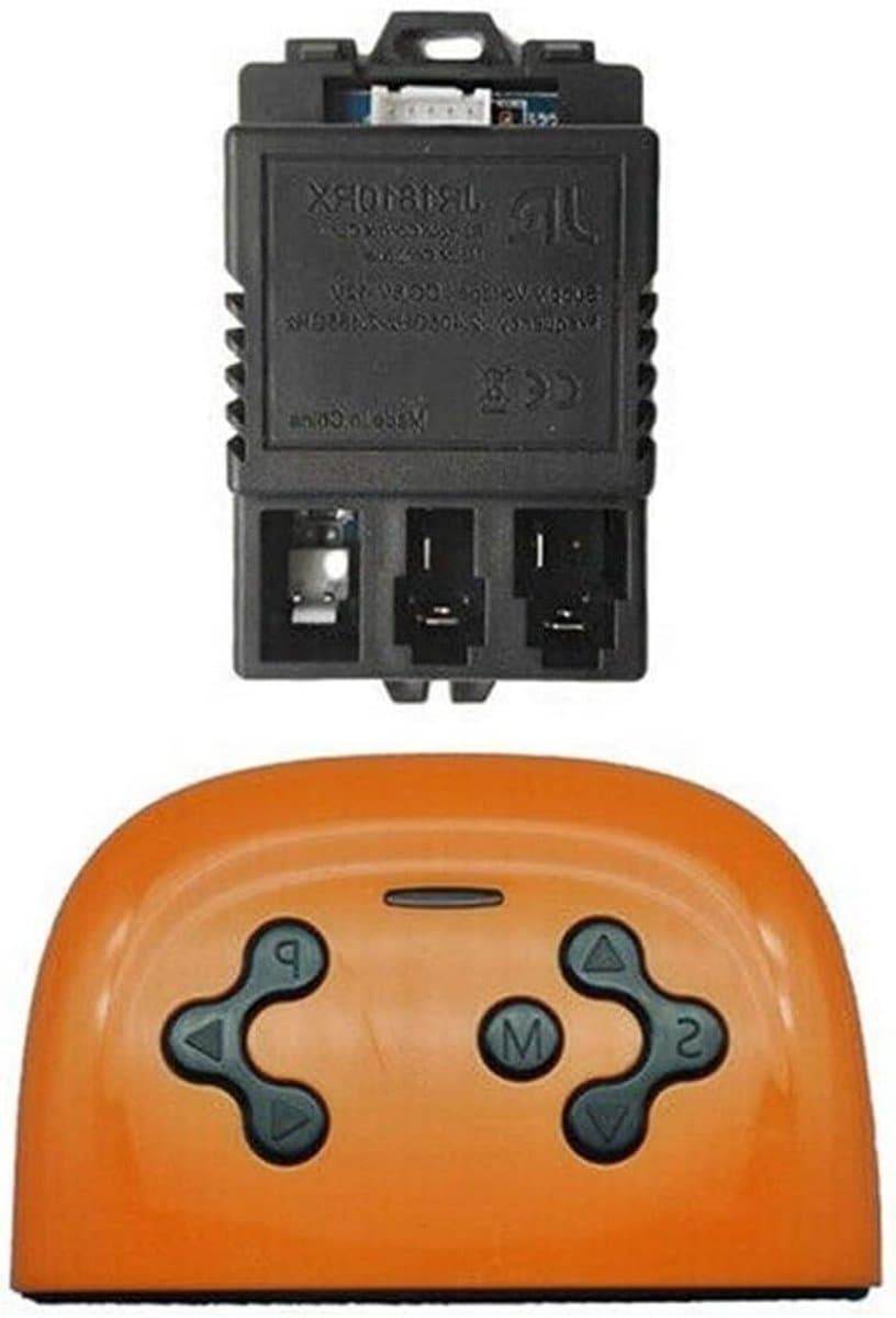 RC Ontvanger Kinderauto - Afstandsbediening Controller - Kinderen Besturen - Eenvoudige Installatie - 6V 12V - Zwart