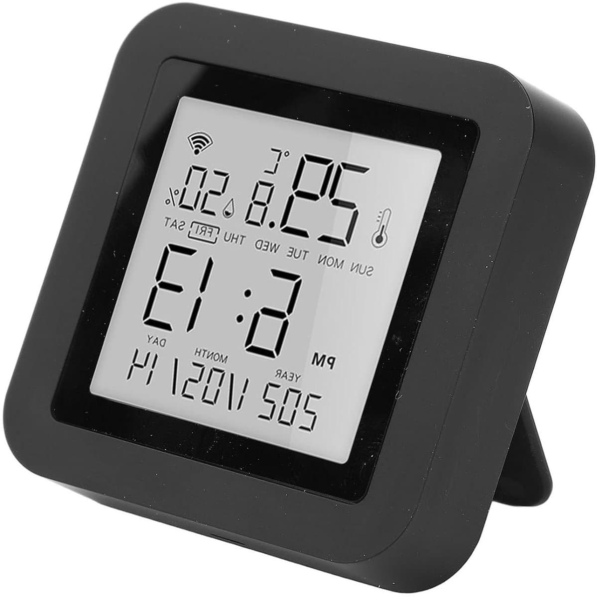Digitale Temperatuur Vochtigheidsmeter - Hygrometer Thermometer - Omgeving Monitoren - Hoge Nauwkeurige Sensoren - 12 x 8 x 4 cm