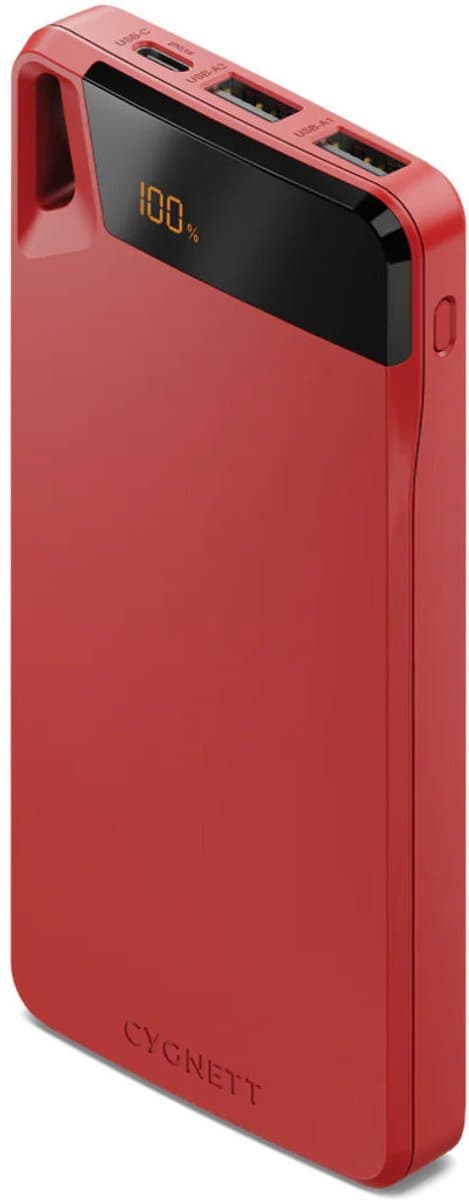 Cygnett Boost 4 10.000 mAh Power Bank - Rood
