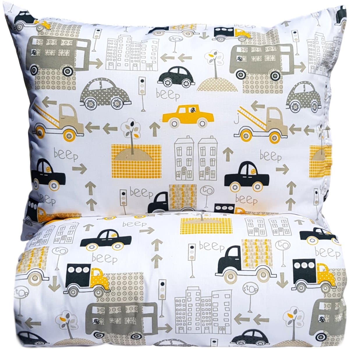 Kinderbeddengoed met auto's 140x200 cm, 100% katoen