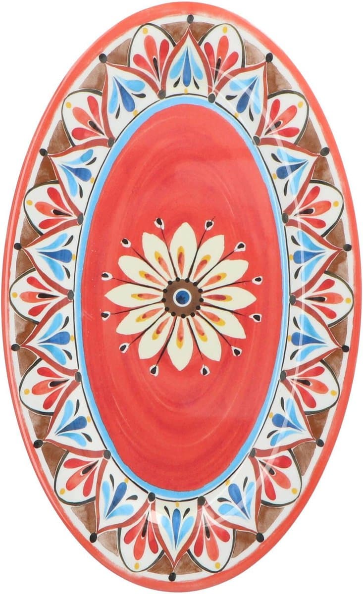 Touch-Mel - Serveerschaal ovaal Madrid 36cm - gemaakt van melamine - Schalen