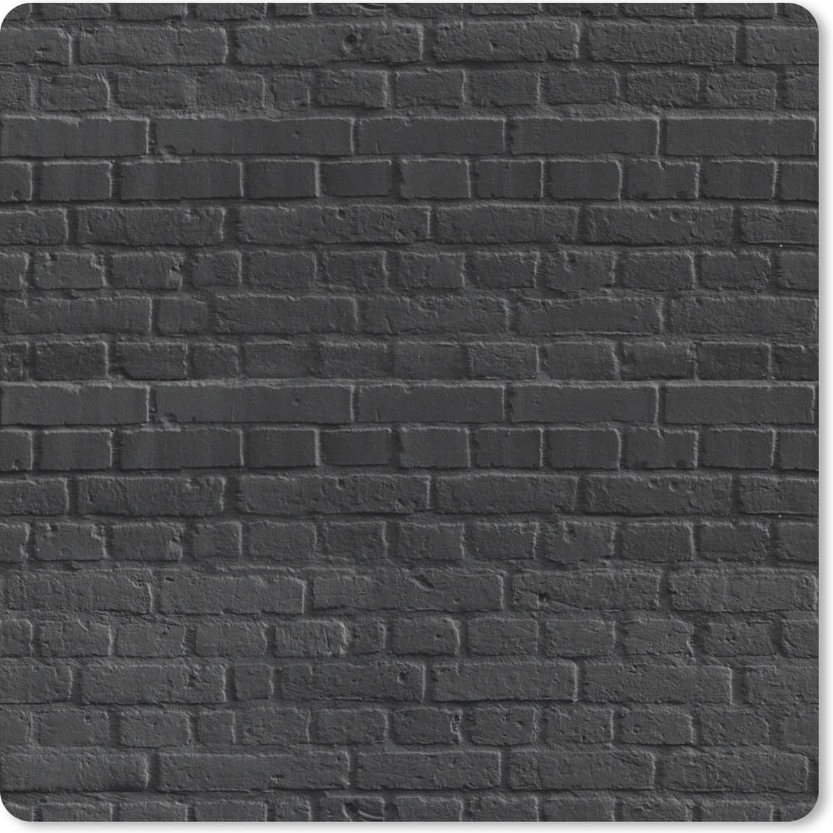 Muismat XXL 40x40 cm - Bureau onderlegger - Bureau mat Muur - Zwart - Chic - Patronen - Bureaumat - Gaming mousepad xl - Bureaulegger groot - Computer deskmat