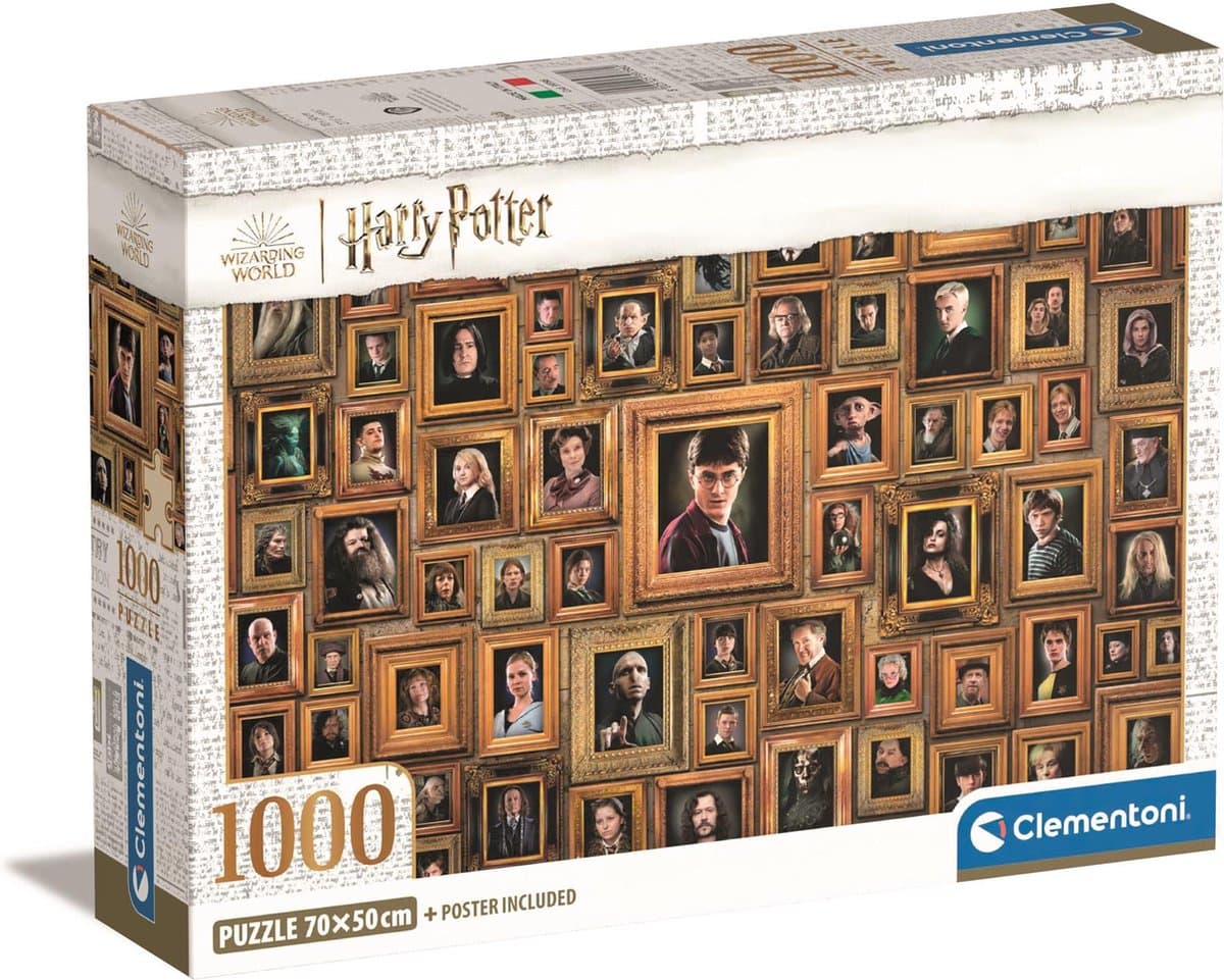 Clementoni Harry Potter puzzel - 1000 stuks, 70 x 50 cm