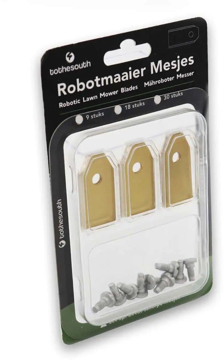 To the South® Robotmaaier Mesjes titanium geschikt voor Husqvarna Automower 405XE NERA - 3 stuks