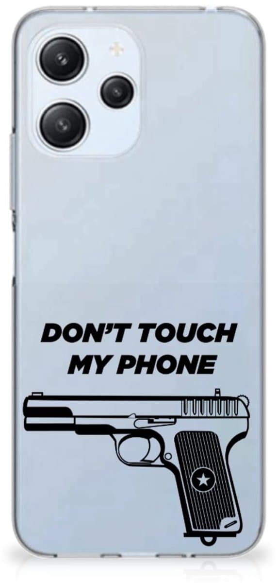 Xiaomi Redmi 12 4G Silicone-hoesje Pistol DTMP
