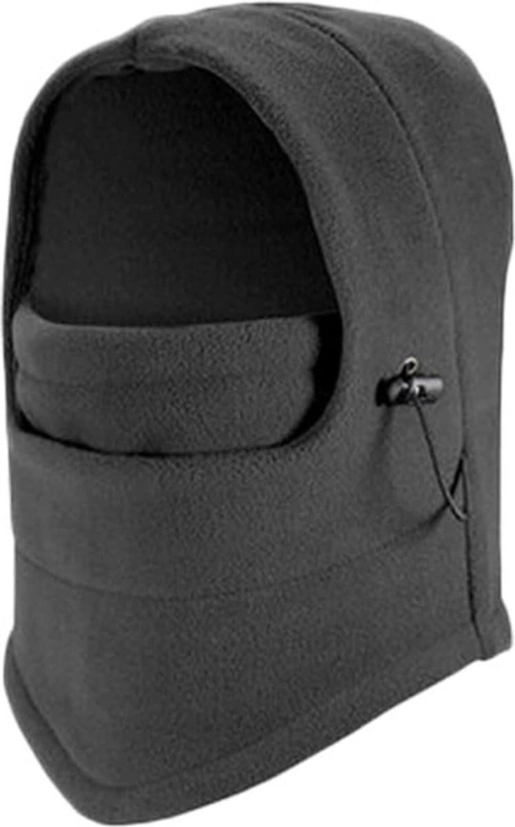 Scoby - Fleece Bivakmuts - Wintermuts - Motormasker - Balaclava - Ski Mask - Unisex - Grijs