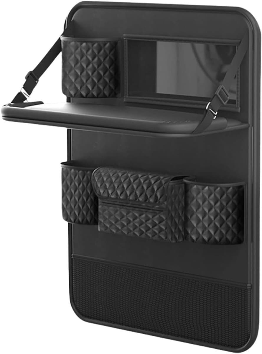 Autostoel Organizer - Auto Opbergvak - Reizen Met Kinderen - Veelzijdige Opbergruimte - 45 x 60 cm - Zwart