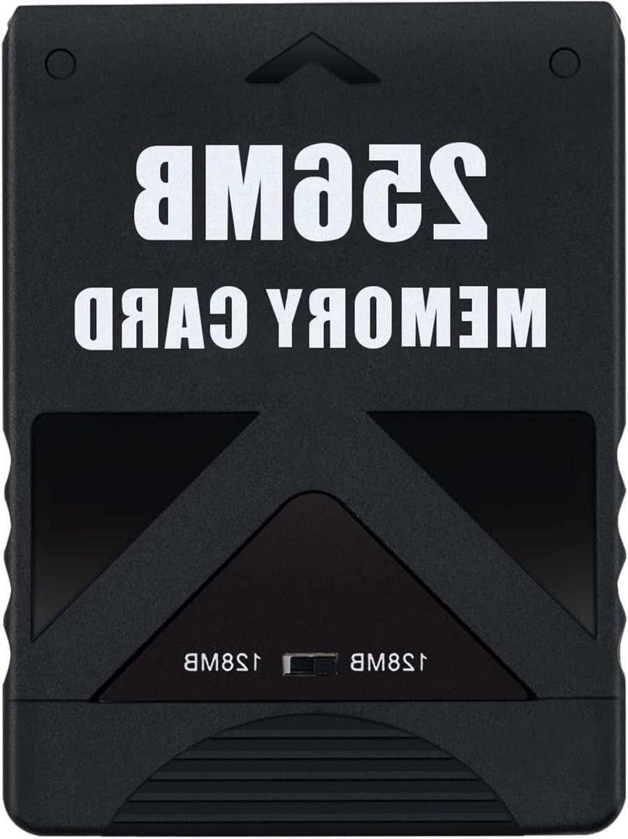 256MB Gaming Opslag Geheugenkaart voor PS2 en PS2 Slim Console - Perfect voor Spellen en Data Opslag