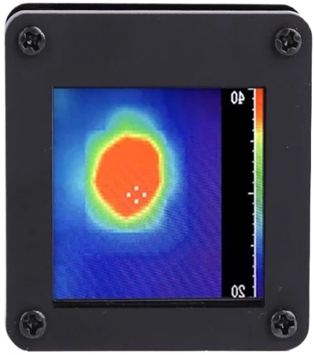 Warmtebeeldcamera - Infrarood camera - Inspectie - Hoge resolutie - 8x8 pixels - Zwart