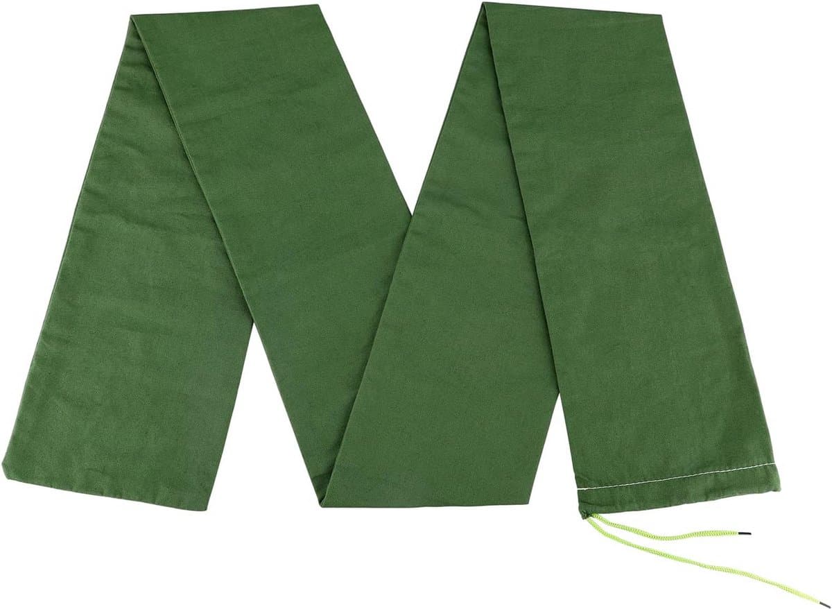 Zandzakken Overstroming - Waterkering Zakken - Bescherming Huis - Verstevigd Canvas Materiaal - 19x150 cm - Groen