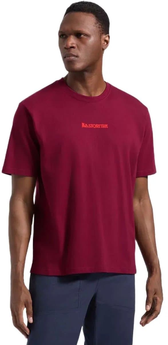 La Sportiva Moon Climb T-shirt Met Korte Mouwen Rood M Man