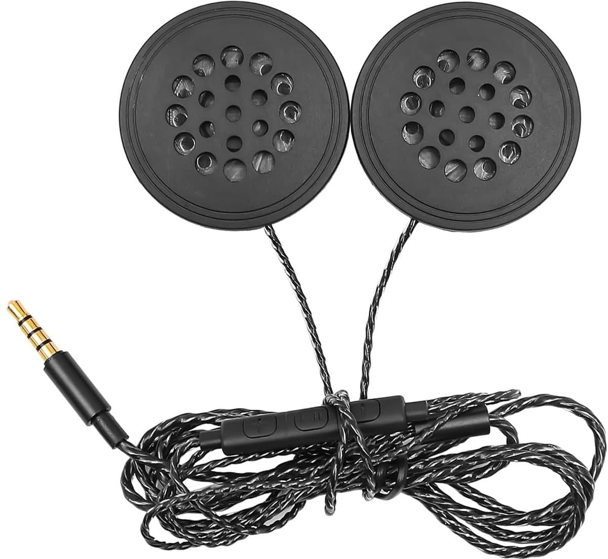 Dailygoody - Motorhelm Bluetooth Headset - Bedrade Hoofdtelefoon - Uitstekende geluidskwaliteit - 3,5 mm Interface - Geschikt voor motorrijders - Prak...