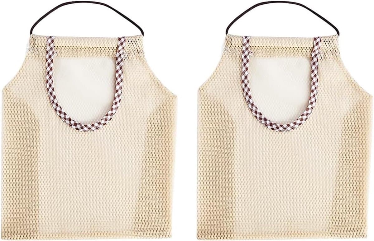Multifunctionele Hangende Mesh Opbergzak Rack voor Woonkamer, Keuken en Badkamer - Ruimtebesparend en Handig Systeem voor Organisatie